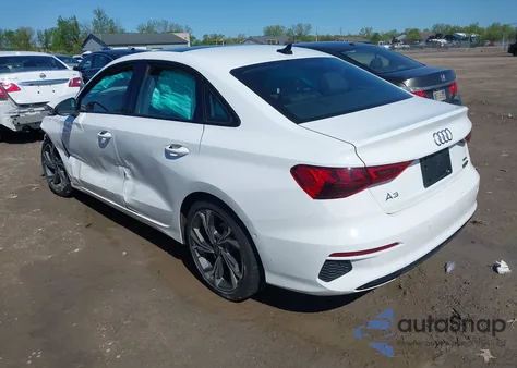 2022 Audi A3 Premium 40 Tfsi Quattro S Tronic z USA, uszkodzony, nr VIN WAUGUDGY7NA100357